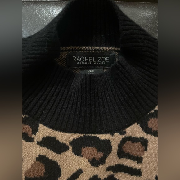 Rachel Zoe Animal Print Sweater NWOT - Picture 4 of 11